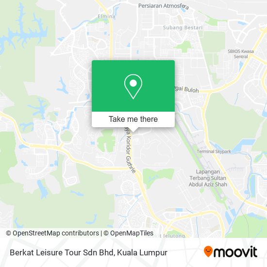 Berkat Leisure Tour Sdn Bhd map