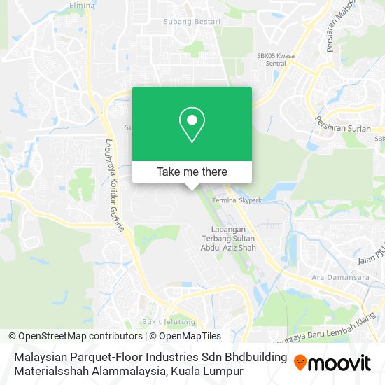 Peta Malaysian Parquet-Floor Industries Sdn Bhdbuilding Materialsshah Alammalaysia