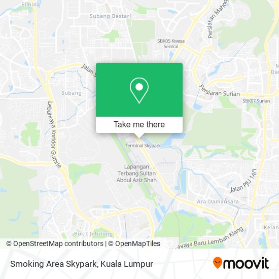 Peta Smoking Area Skypark