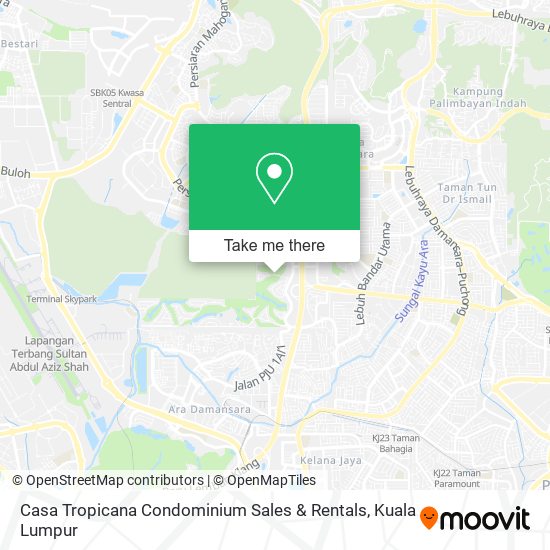 Casa Tropicana Condominium Sales & Rentals map