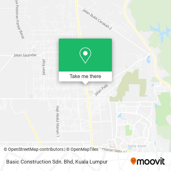 Basic Construction Sdn. Bhd map