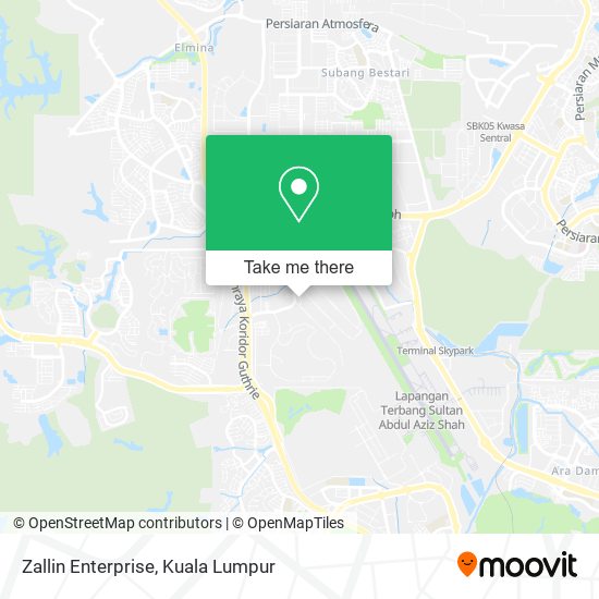 Zallin Enterprise map