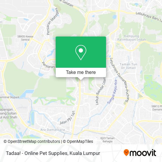Tadaa! - Online Pet Supplies map