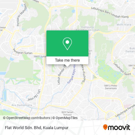 Flat World Sdn. Bhd map