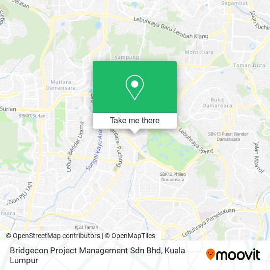 Bridgecon Project Management Sdn Bhd map