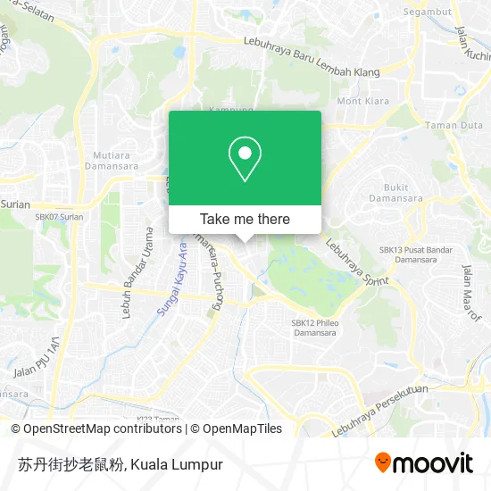 苏丹街抄老鼠粉 map