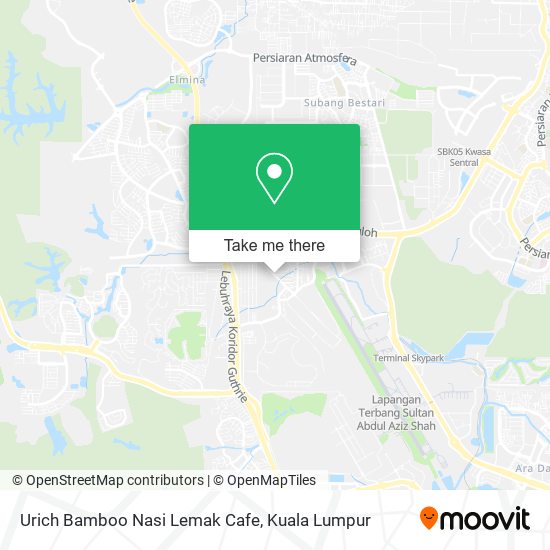 Peta Urich Bamboo Nasi Lemak Cafe