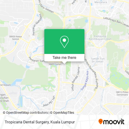 Tropicana Dental Surgery map