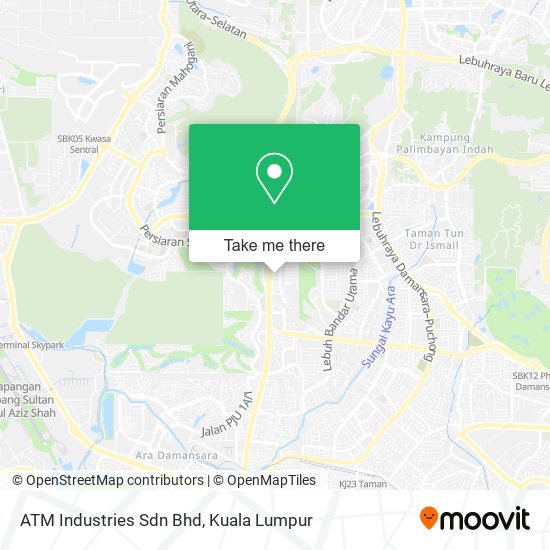 Peta ATM Industries Sdn Bhd