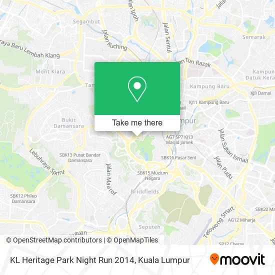 Peta KL Heritage Park Night Run 2014