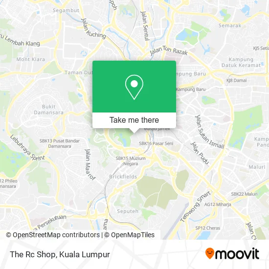 The Rc Shop map