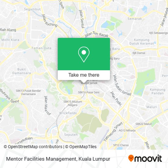 Mentor Facilities Management map