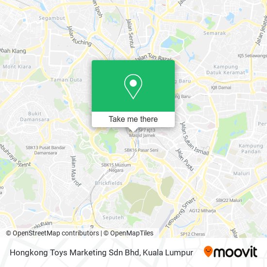 Peta Hongkong Toys Marketing Sdn Bhd