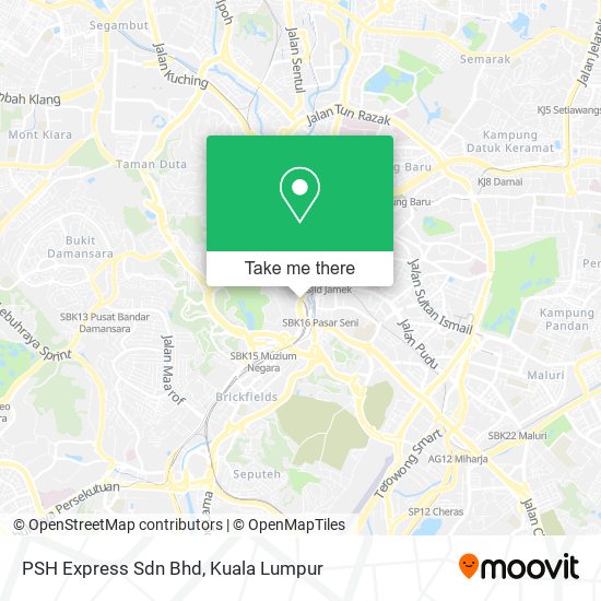 PSH Express Sdn Bhd map