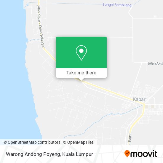 Warong Andong Poyeng map