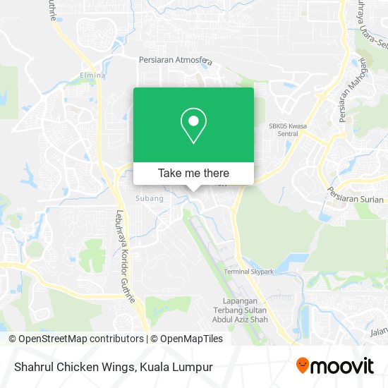 Shahrul Chicken Wings map