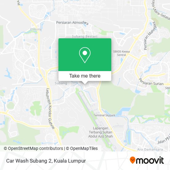 Peta Car Wash Subang 2