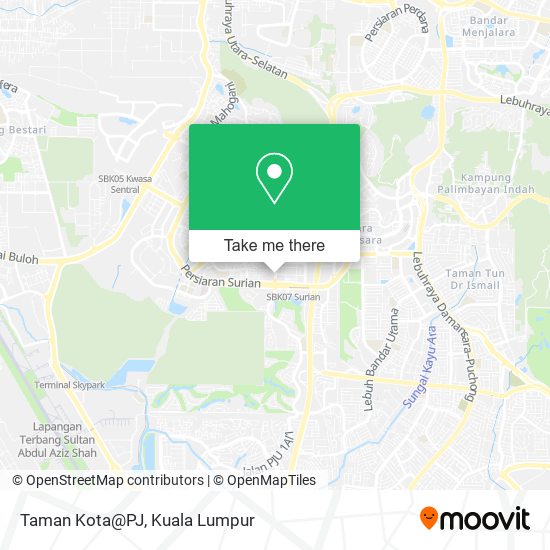 Taman Kota@PJ map