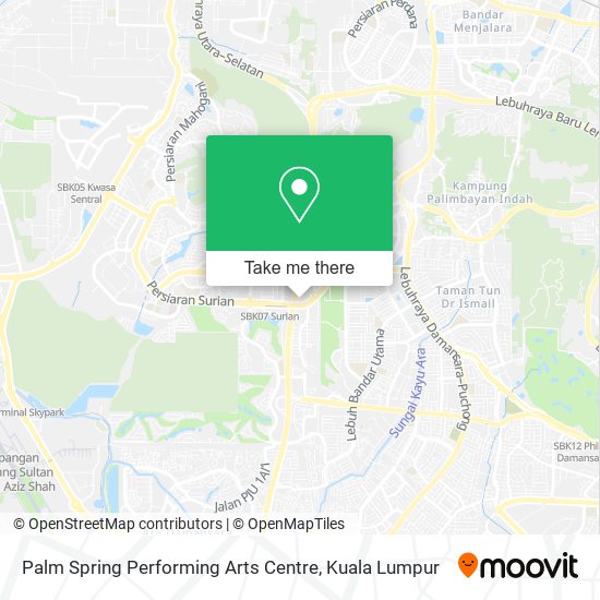 Palm Spring Performing Arts Centre map