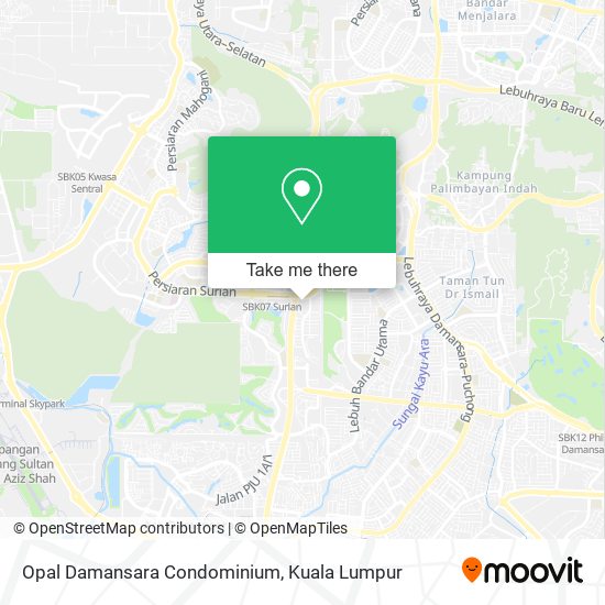 Opal Damansara Condominium map