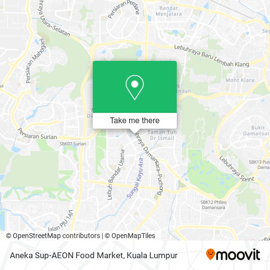 Aneka Sup-AEON Food Market map