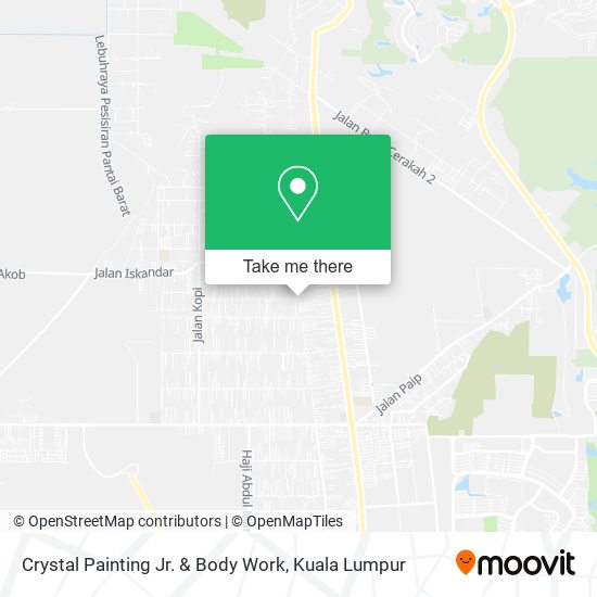 Crystal Painting Jr. & Body Work map