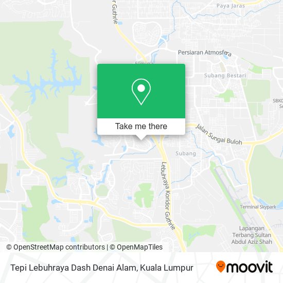 Peta Tepi Lebuhraya Dash Denai Alam