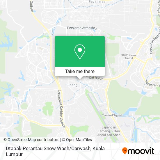 Peta Dtapak Perantau Snow Wash / Carwash