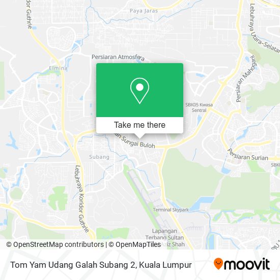 Tom Yam Udang Galah Subang 2 map