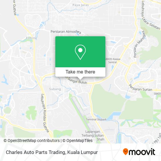 Charles Auto Parts Trading map