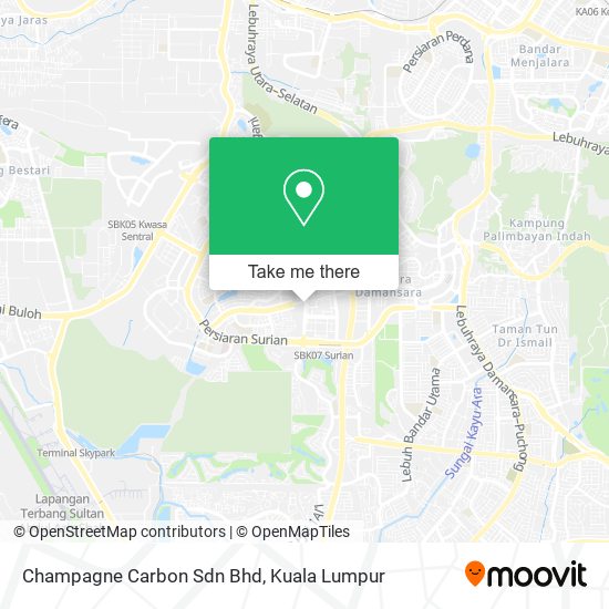 Champagne Carbon Sdn Bhd map