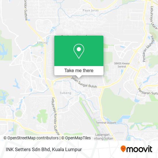 INK Setters Sdn Bhd map