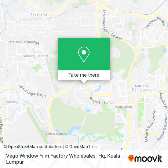 Vego Window Film Factory Wholesales -Hq map