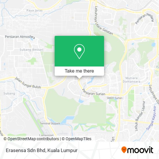 Erasensa Sdn Bhd map