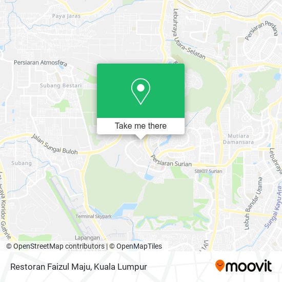 Peta Restoran Faizul Maju