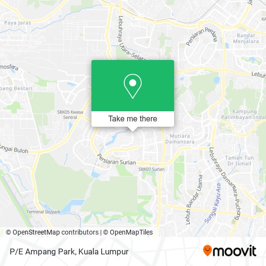 Peta P/E Ampang Park