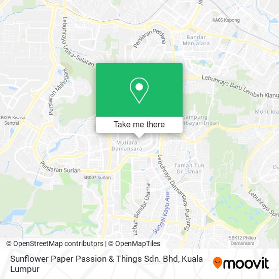 Sunflower Paper Passion & Things Sdn. Bhd map