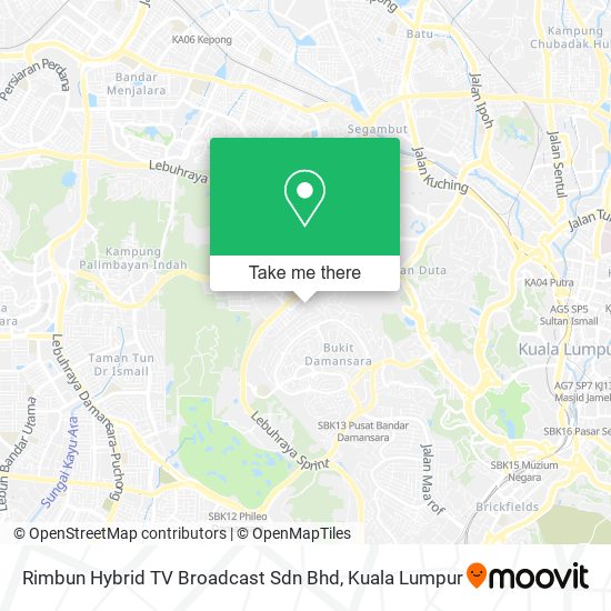 Rimbun Hybrid TV Broadcast Sdn Bhd map