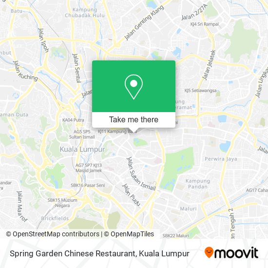 Spring Garden Chinese Restaurant map