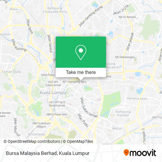 Bursa Malaysia Berhad map