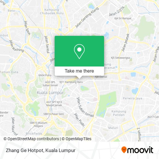 Zhang Ge Hotpot map