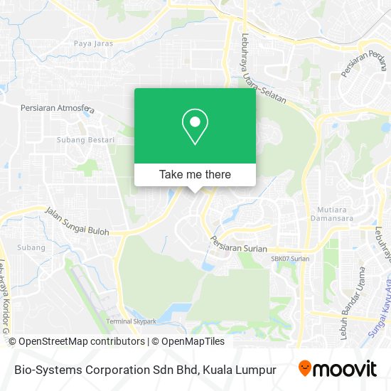 Bio-Systems Corporation Sdn Bhd map
