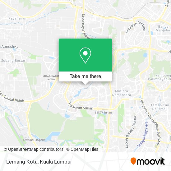 Lemang Kota map