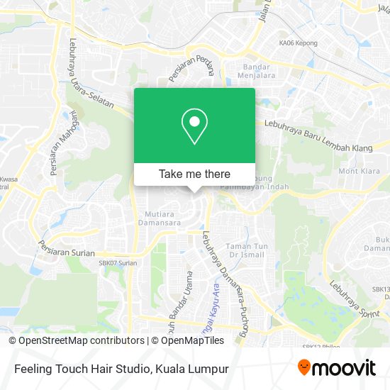 Feeling Touch Hair Studio map