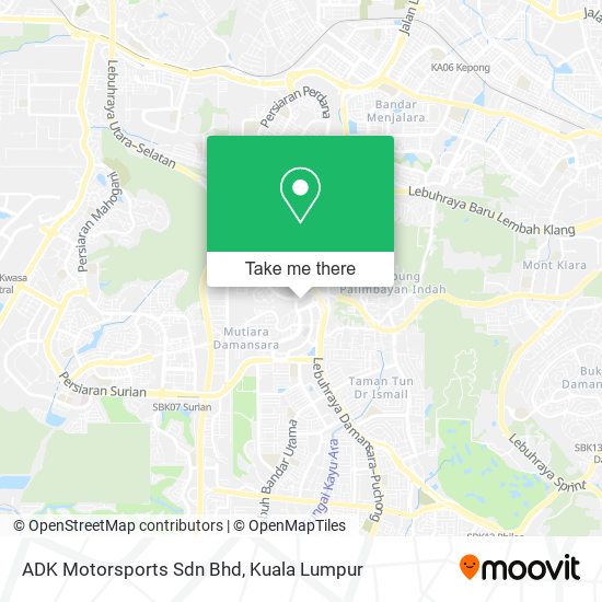 ADK Motorsports Sdn Bhd map