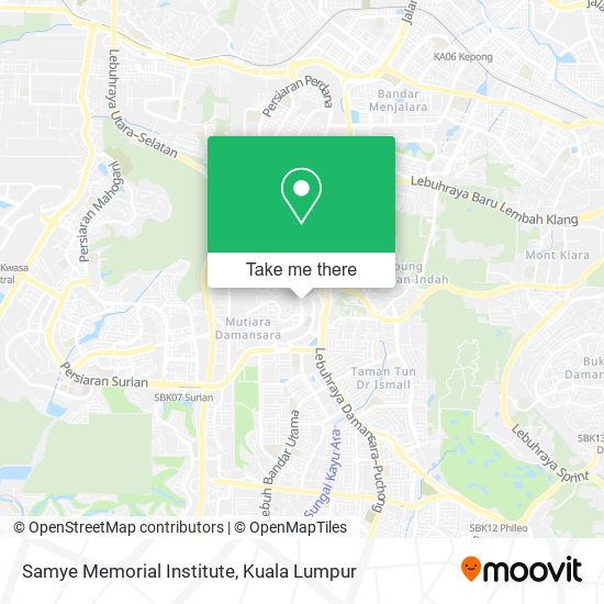 Samye Memorial Institute map