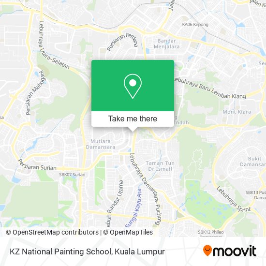 KZ National Painting School map