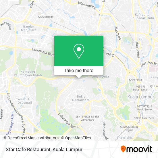 Star Cafe Restaurant map