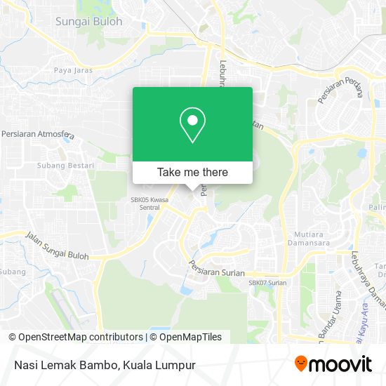 Nasi Lemak Bambo map