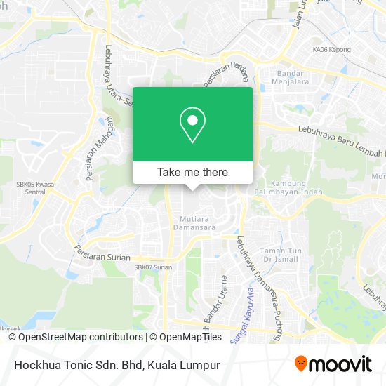 Hockhua Tonic Sdn. Bhd map